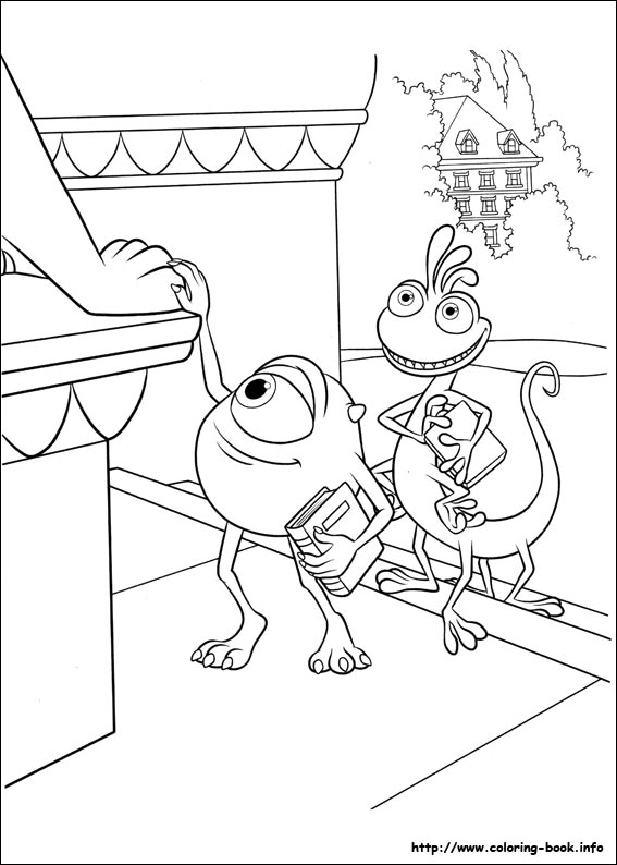 Monsters University coloring picture