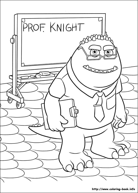 Monsters University coloring picture