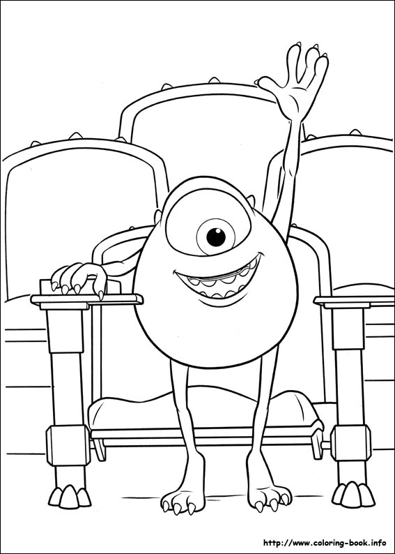 Monsters University coloring picture