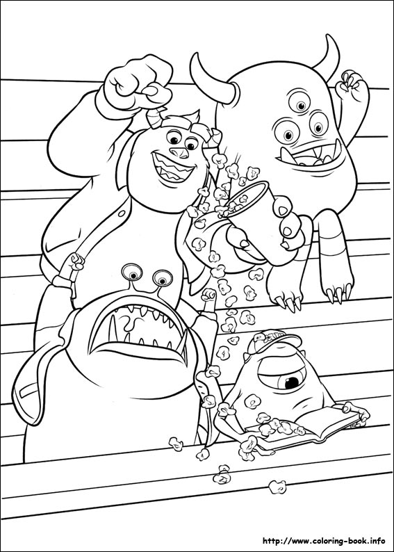 Monsters University coloring picture