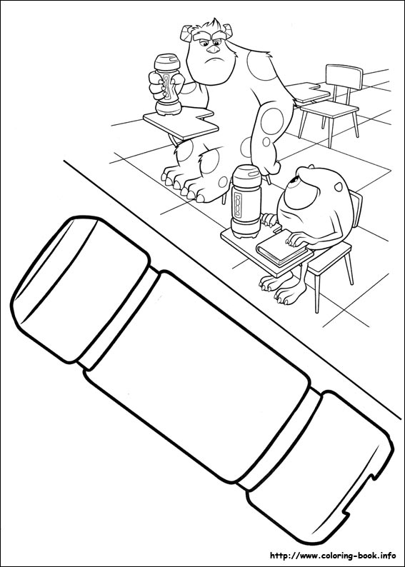 Monsters University coloring picture