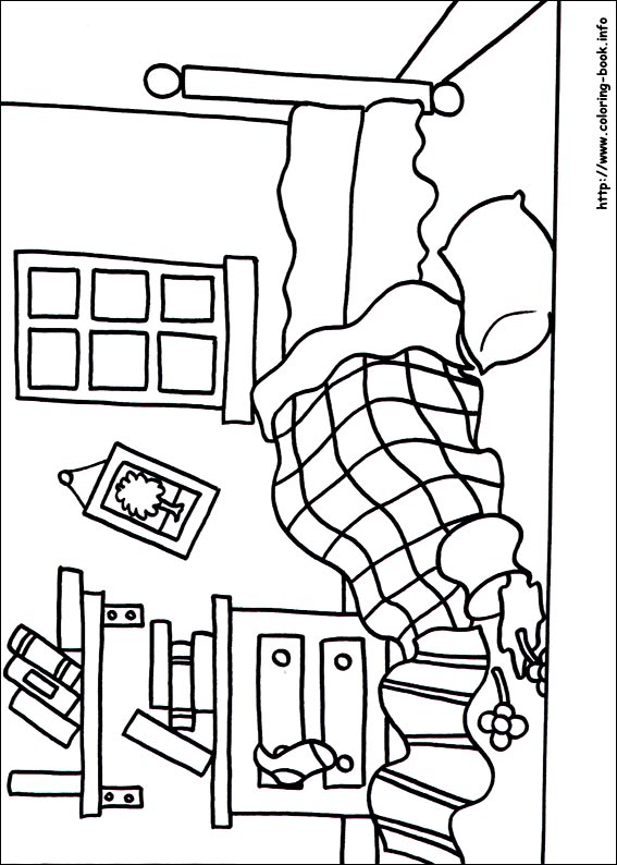 Mr. Men coloring picture