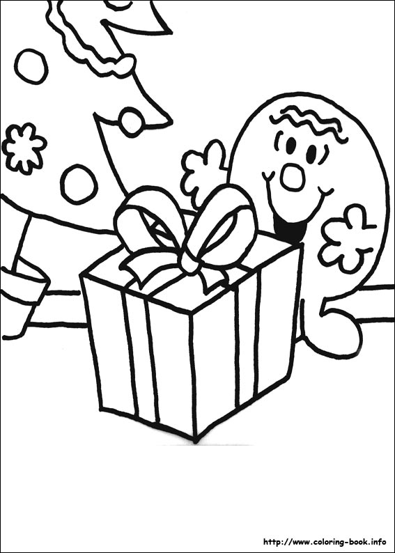 Mr. Men coloring picture