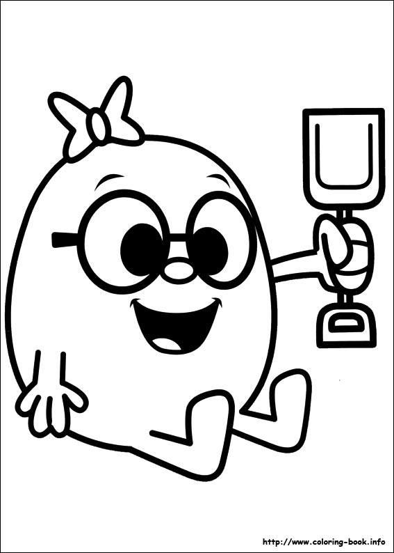 Mr. Men coloring picture