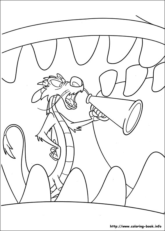 Mulan coloring picture