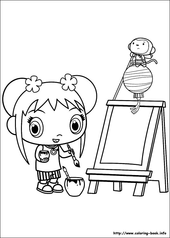 Ni Hao Kai-Lan coloring picture