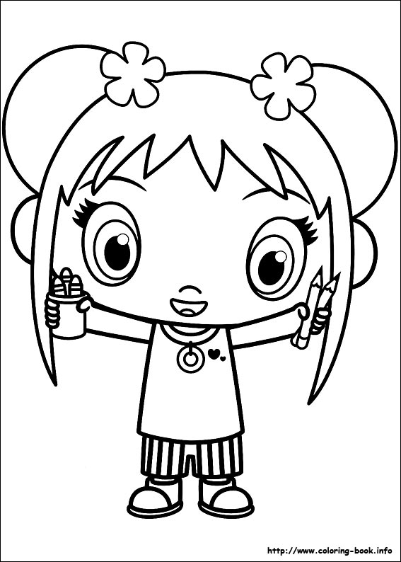 Ni Hao Kai-Lan coloring picture