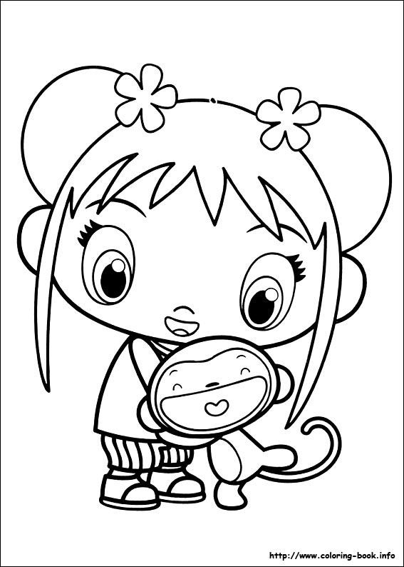 Ni Hao Kai-Lan coloring picture