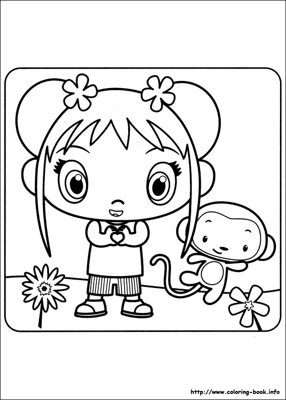 Ni Hao Kai-Lan coloring picture