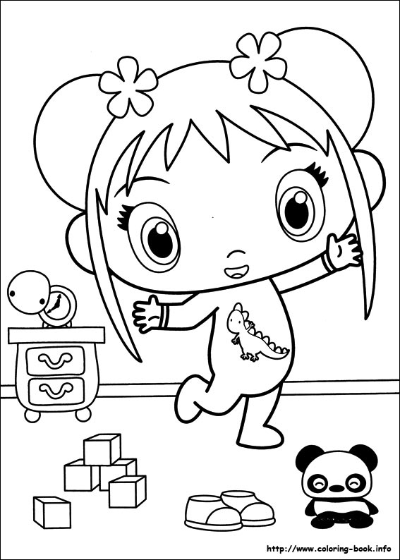 Ni Hao Kai-Lan coloring picture