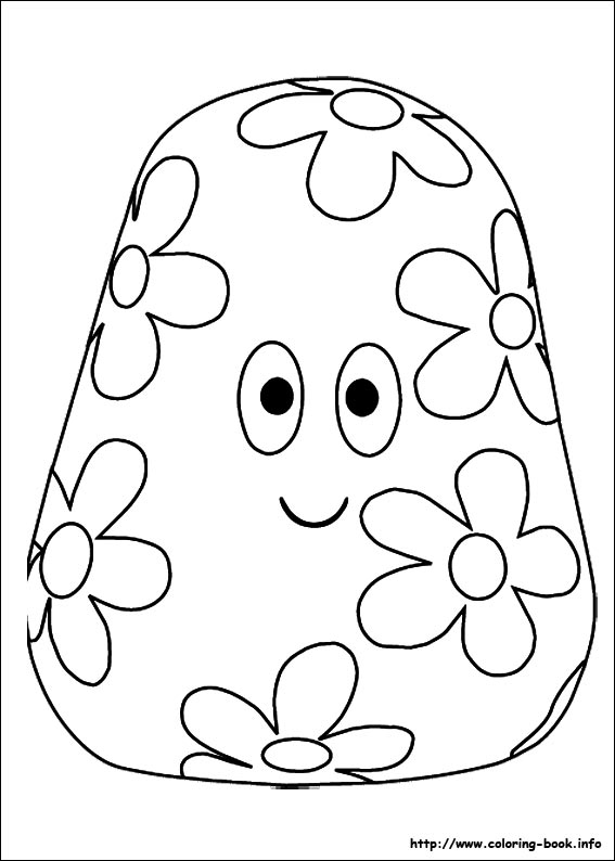 In the night garden coloring picture