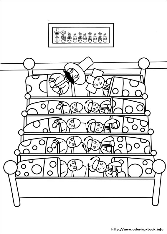 In the night garden coloring picture