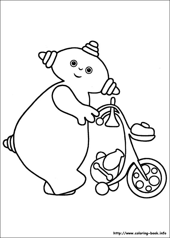 In the night garden coloring picture