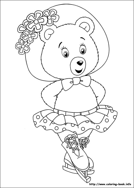 Noddy coloring picture