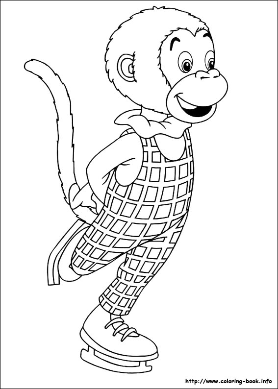 Noddy coloring picture