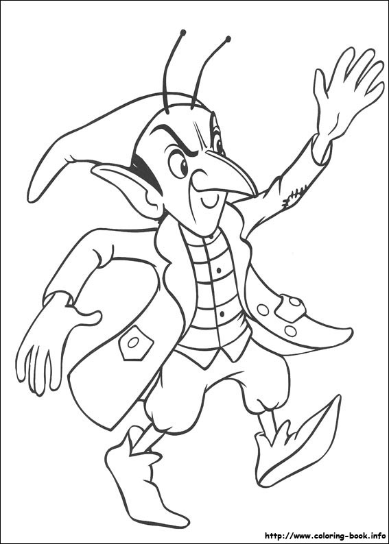 Noddy coloring picture