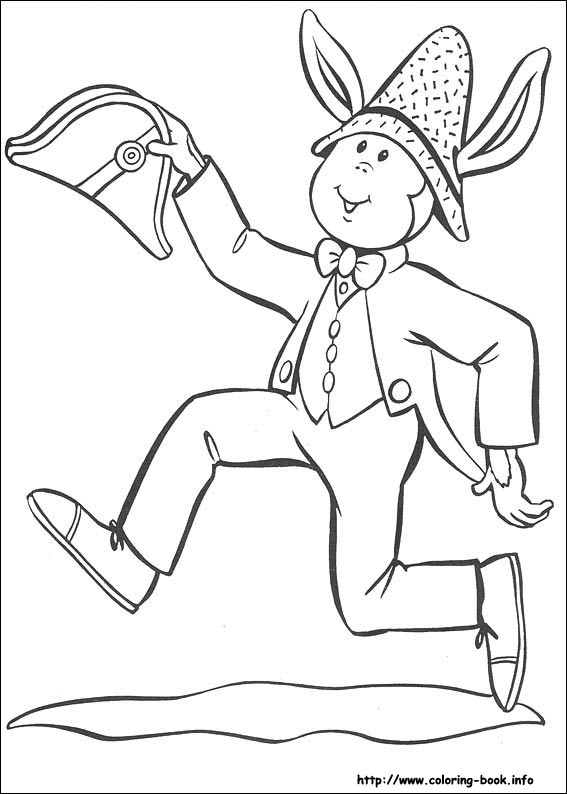 Noddy coloring picture