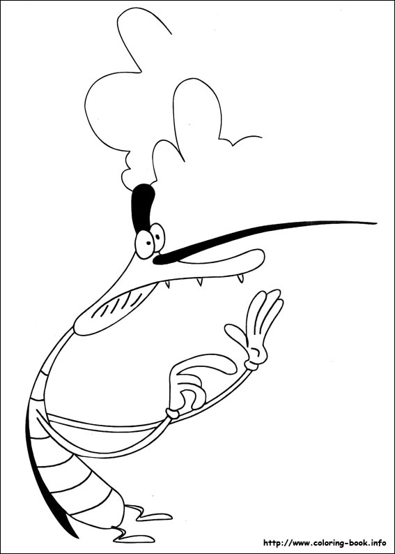 Oggy and the Cockroaches coloring picture