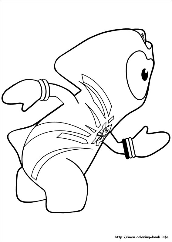 Olympic Games coloring picture