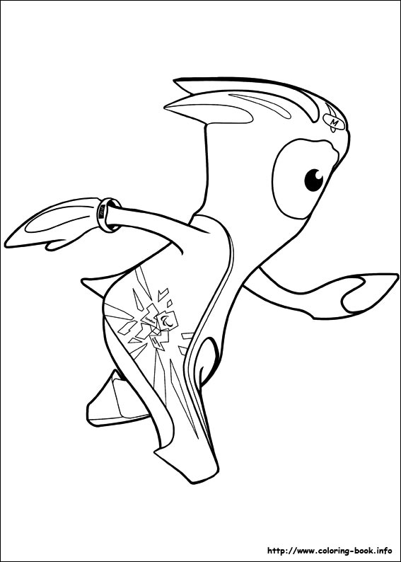 Olympic Games coloring picture