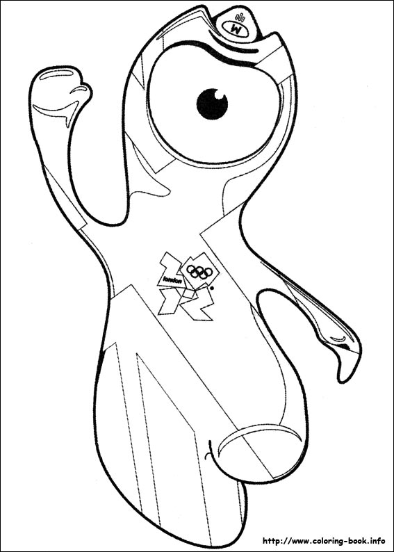 Olympic Games coloring picture