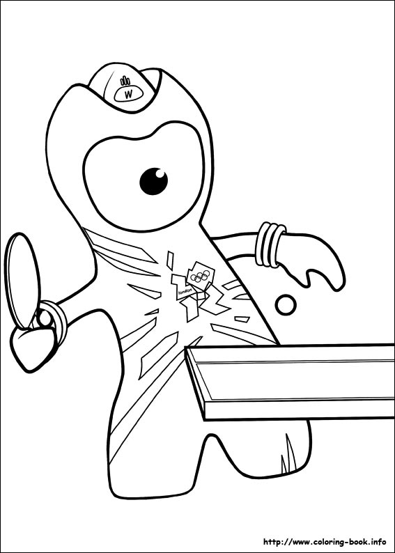 Olympic Games coloring picture