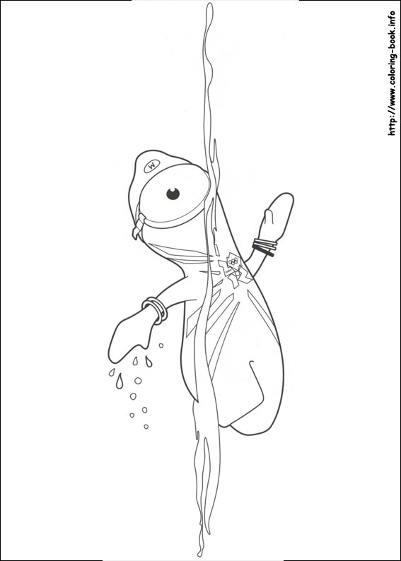 Olympic Games coloring picture