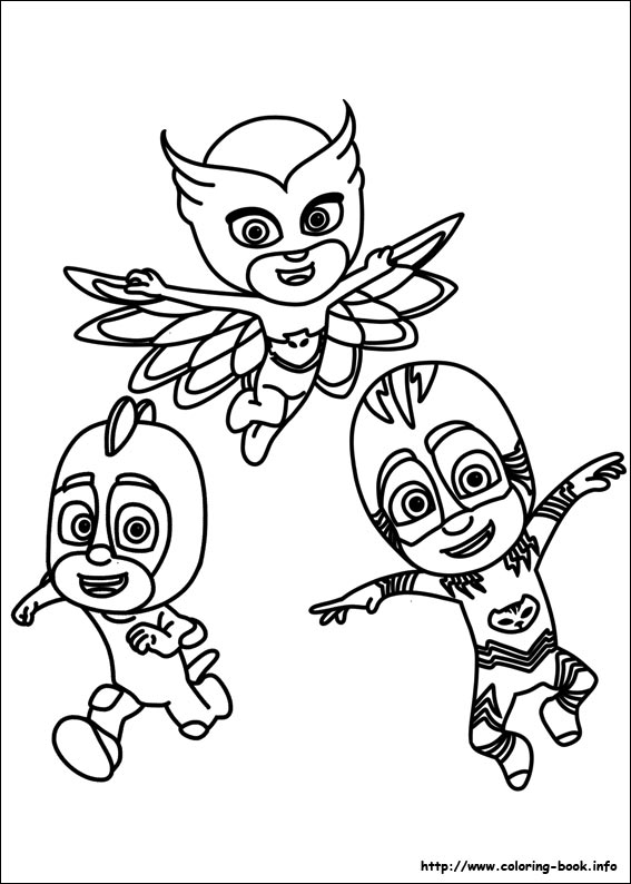 PJ Masks coloring picture