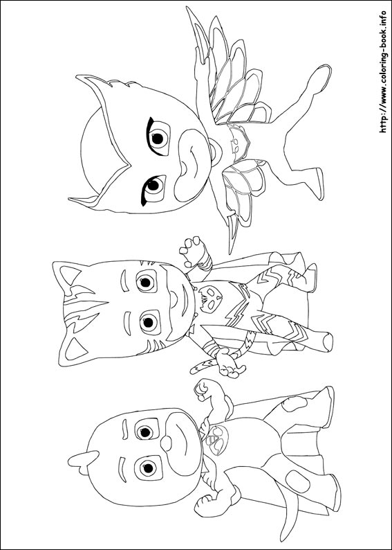 PJ Masks coloring picture