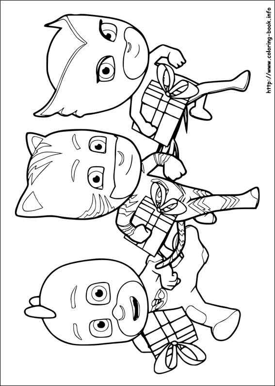 PJ Masks coloring picture