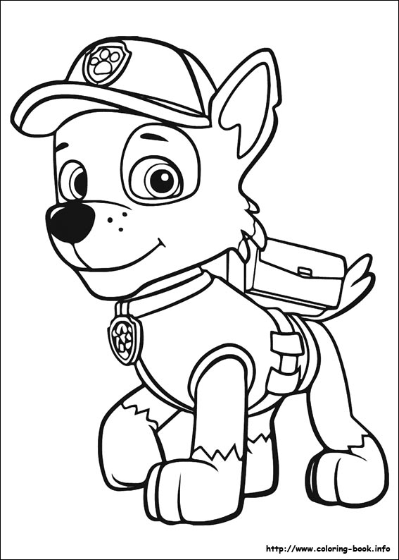 Paw Patrol coloring picture