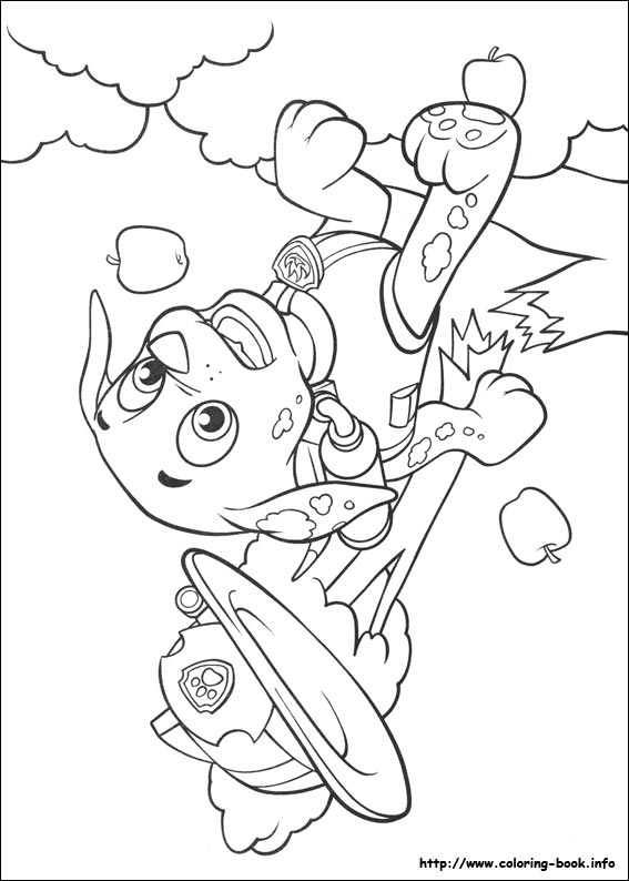 Paw Patrol coloring picture