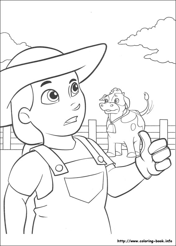 Paw Patrol coloring picture