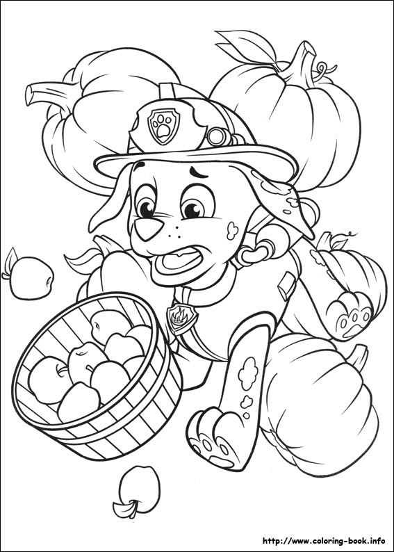 Paw Patrol coloring picture