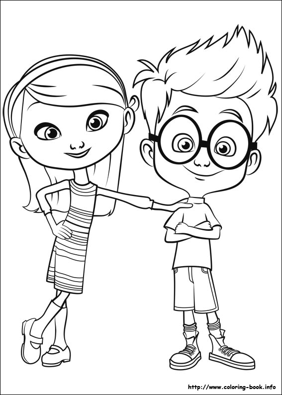 Mr. Peabody & Sherman coloring picture