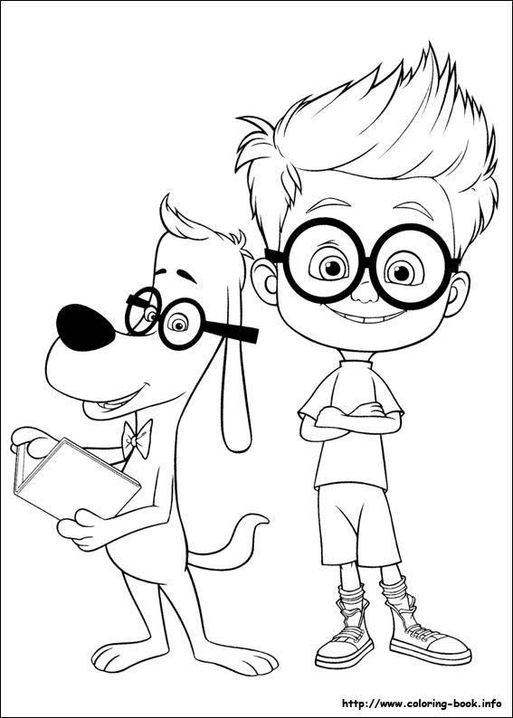 Mr. Peabody & Sherman coloring picture