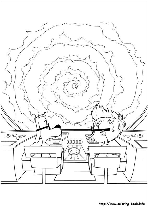 Mr. Peabody & Sherman coloring picture