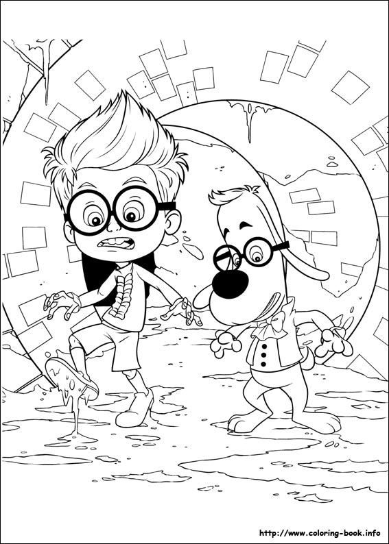 Mr. Peabody & Sherman coloring picture