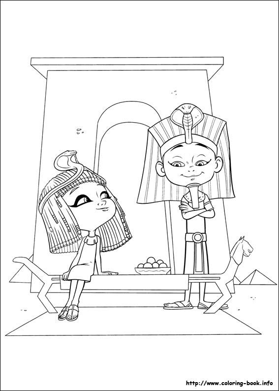 Mr. Peabody & Sherman coloring picture