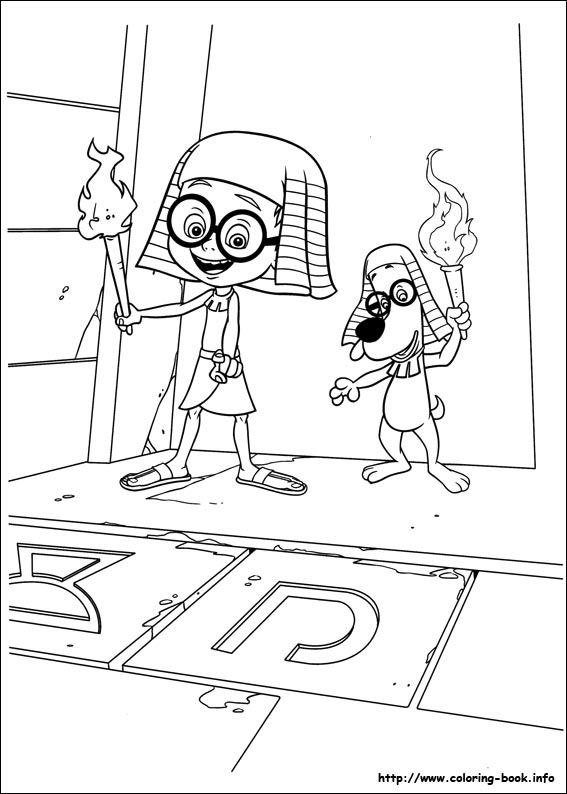 Mr. Peabody & Sherman coloring picture