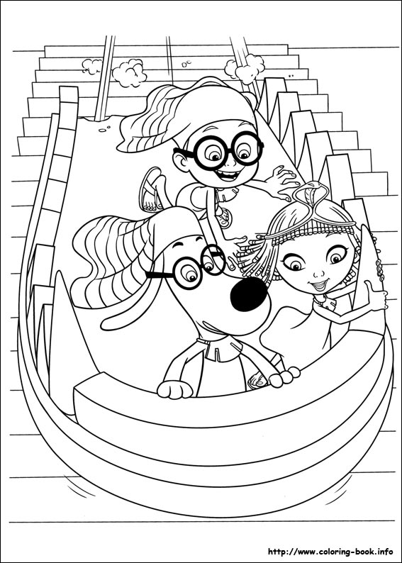 Mr. Peabody & Sherman coloring picture