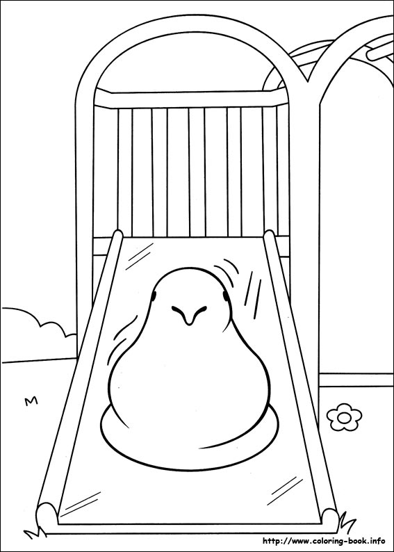 Marshmallow Peeps coloring picture