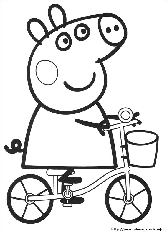 Peppa Pig coloring picture