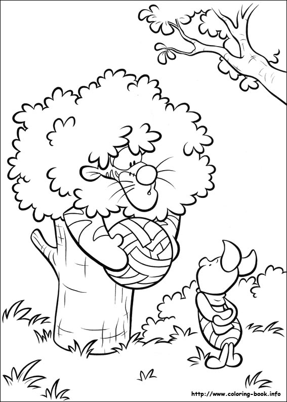 Piglet coloring picture