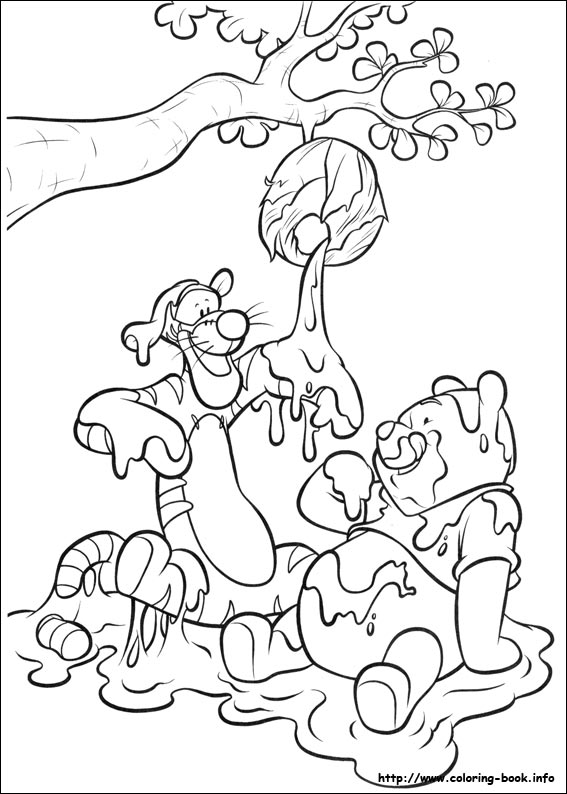 Piglet coloring picture