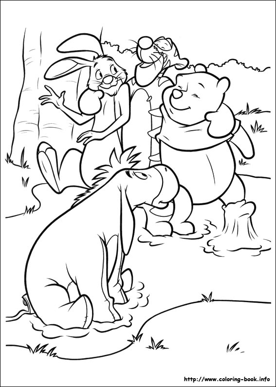 Piglet coloring picture