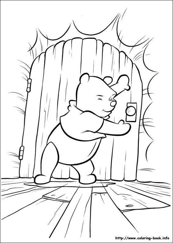 Piglet coloring picture