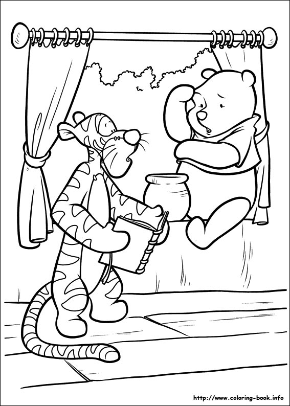 Piglet coloring picture