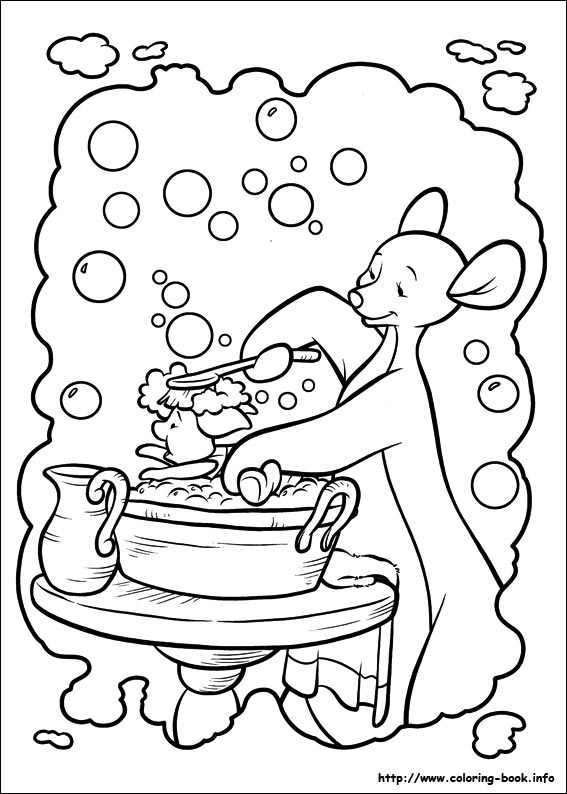 Piglet coloring picture