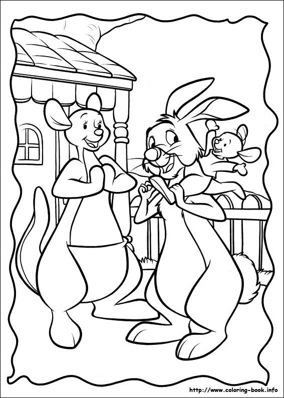 Piglet coloring picture